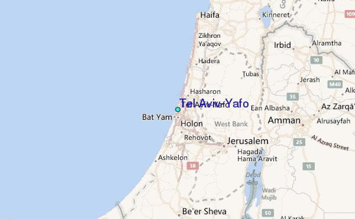 map of Tel Aviv yafo 