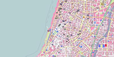 Map of shenkin street Tel Aviv