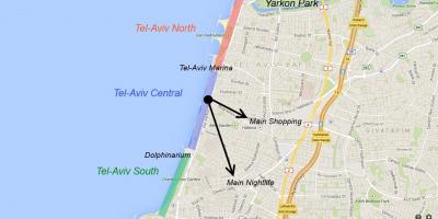 Map of Tel Aviv nightlife