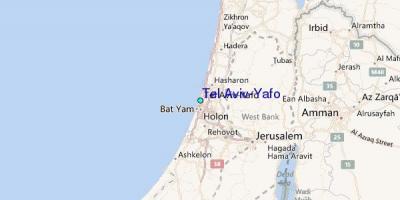 Map of Tel Aviv yafo 